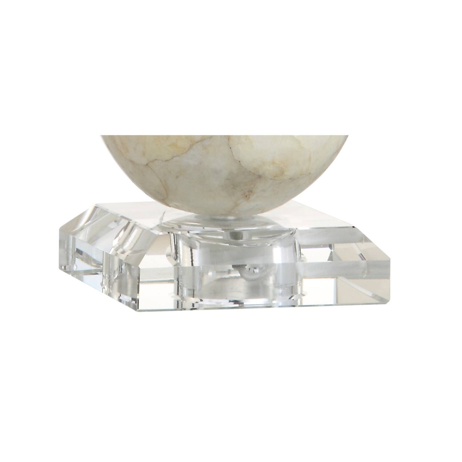 Alt View 7. Jonathan Y - Bailey 19" Seashell LED Table Lamp, Ivory - White.