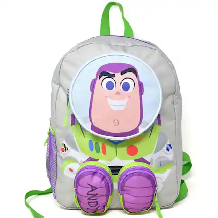 Front. Toy Story - Disney Toy Story's Buzz Lightyear 3D Nylon Kids Bookbag, 16" School Backpack for Kids ages 3+ - Assorted Pre-Pack.