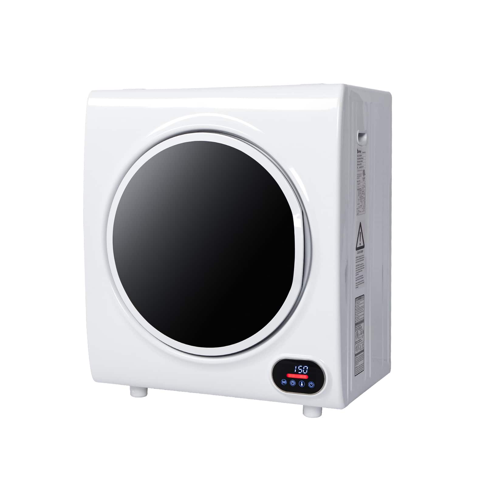 1400W Portable Clothing Electric Dryer 2.6Cu.ft 8.8lbs Tumble Drying Machine with Four Drying Models,LED Display 110V