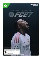 XBOX SERIES X|S XBOX ONE
ULTIMATE EDITION EA FC27 SPORTS
REQUIRES CONTENT DOWNLOAD
EVERYONE 15
In-Game Purchases (Includes Random Items)
Users Interact
ESRB
GAME