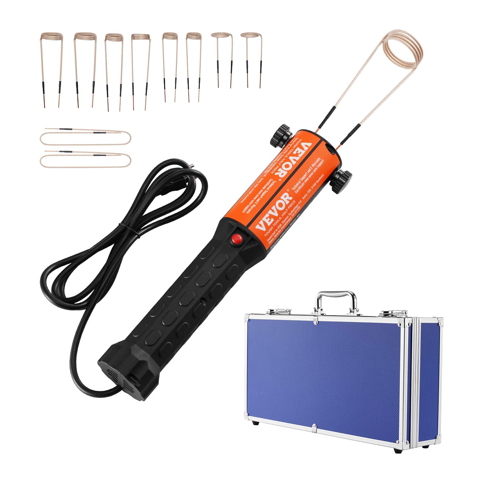 VEVOR - Magnetic Induction Heater Kit, 1000w 110V Portable Hand-held Induction Heater with 10PCS Induction Coils - Black price history on PriceWatchPro