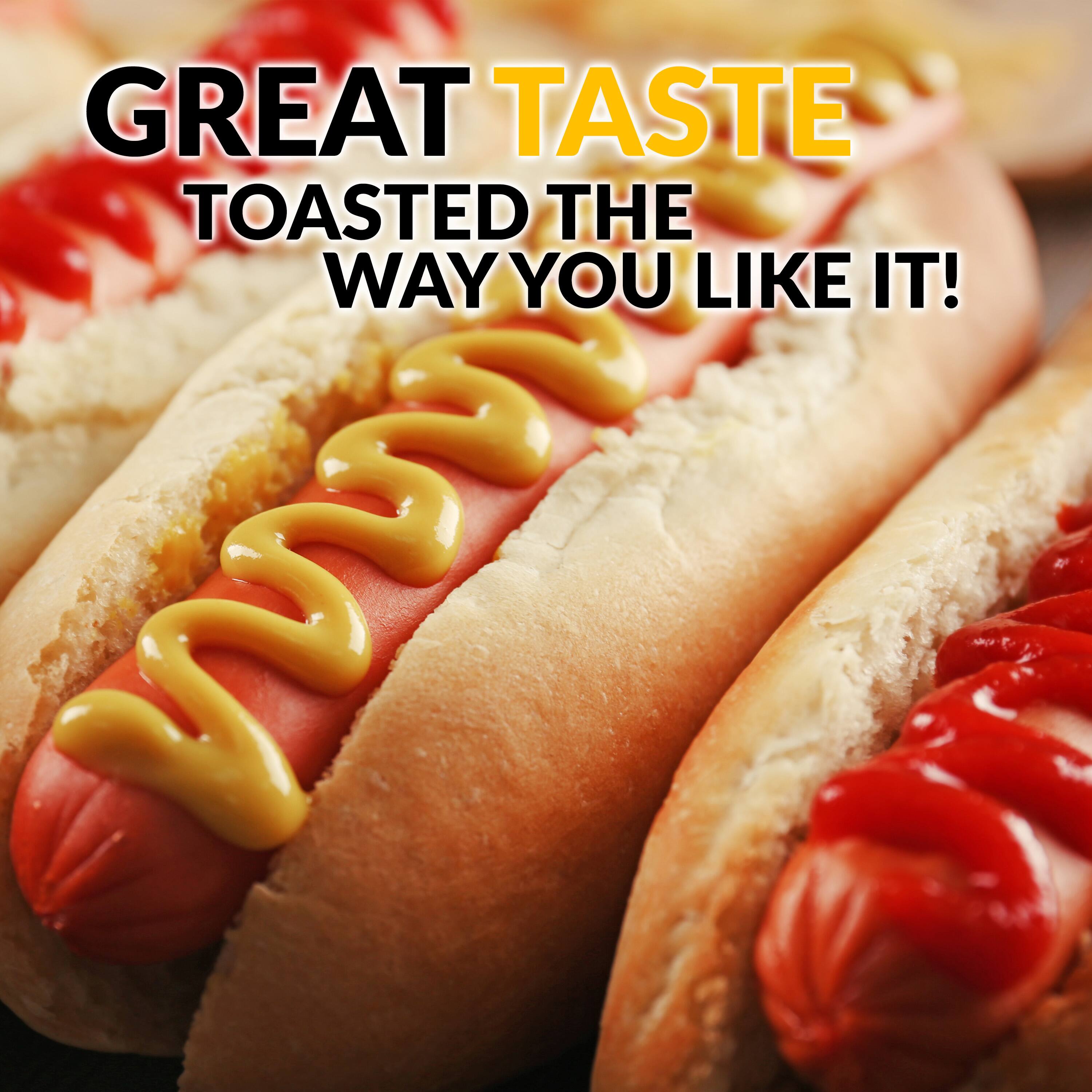 Alt View 1. Nostalgia - Retro Series Pop-Up Hot Dog Toaster - Red.