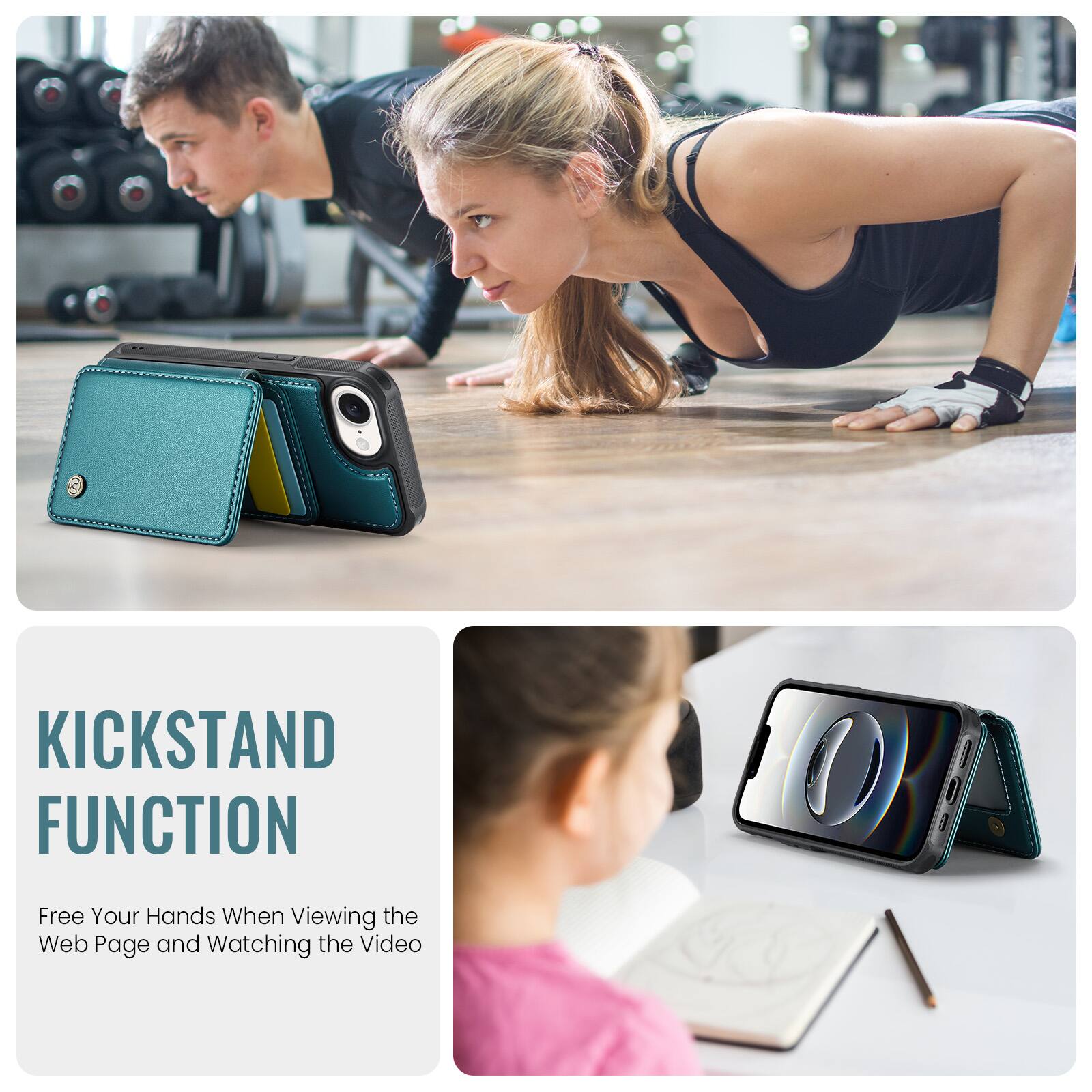 KICKSTAND FUNCTION  
Free Your Hands When Viewing the Web Page and Watching the Video