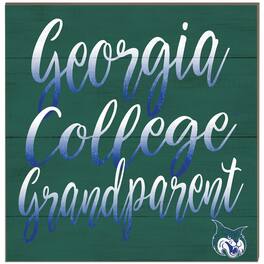 Jardine - Georgia College Bobcats 10'' x 10'' Grandparent Plaque - Green
