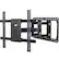 Front. X-assembly - Full Motion TV Wall Mount for 32"-100",up to 220 lbs,Max VESA 800x600mm,fit 12″-24″ Wood Studs - Black.