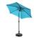 Left. Ainfox - Ainfox 9ft Patio Umbrella With Round umbrella base - Red.