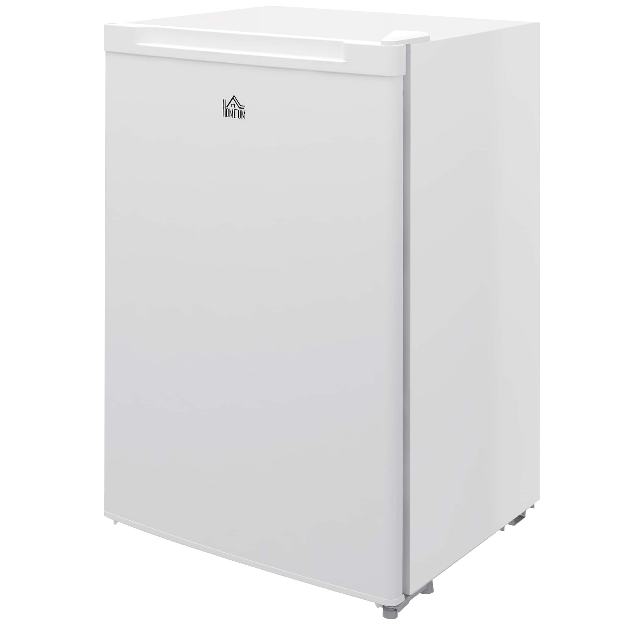 Homcom - Freezer, 3 Cu Ft Small Freezer with Reversible Single Door, Adjustable Thermostat for Home - White