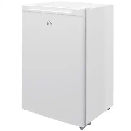 Front. Homcom - Freezer, 3 Cu Ft Small Freezer with Reversible Single Door, Adjustable Thermostat for Home - White.