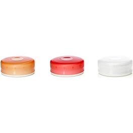 Humangear - GoTubb Hard Container 3-Pack - Medium - Clear/Orange/Red