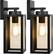 Front. Nordic Hygge - Outdoor Wall Light Fixtures, Exterior Waterproof Lanterns, Porch Sconces Wall Mounted Lighting - Black.