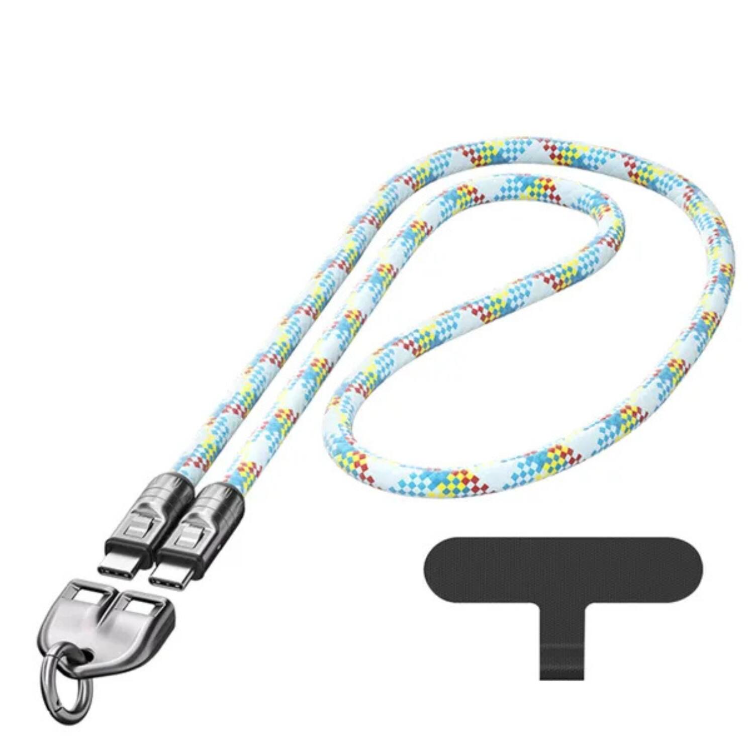 Stock Preferred - 3P Experts PD240W USB-C Lanyard Data Cable - Blue