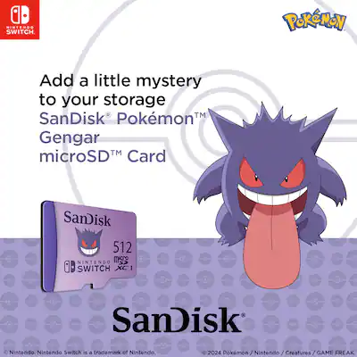Pokemon 512gb Micro Sd Nintendo Switch SanDisk 512GB MicroSDXC UHS