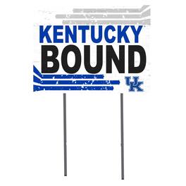 Jardine - Kentucky Wildcats 18'' x 24'' Bound Yard Sign - White