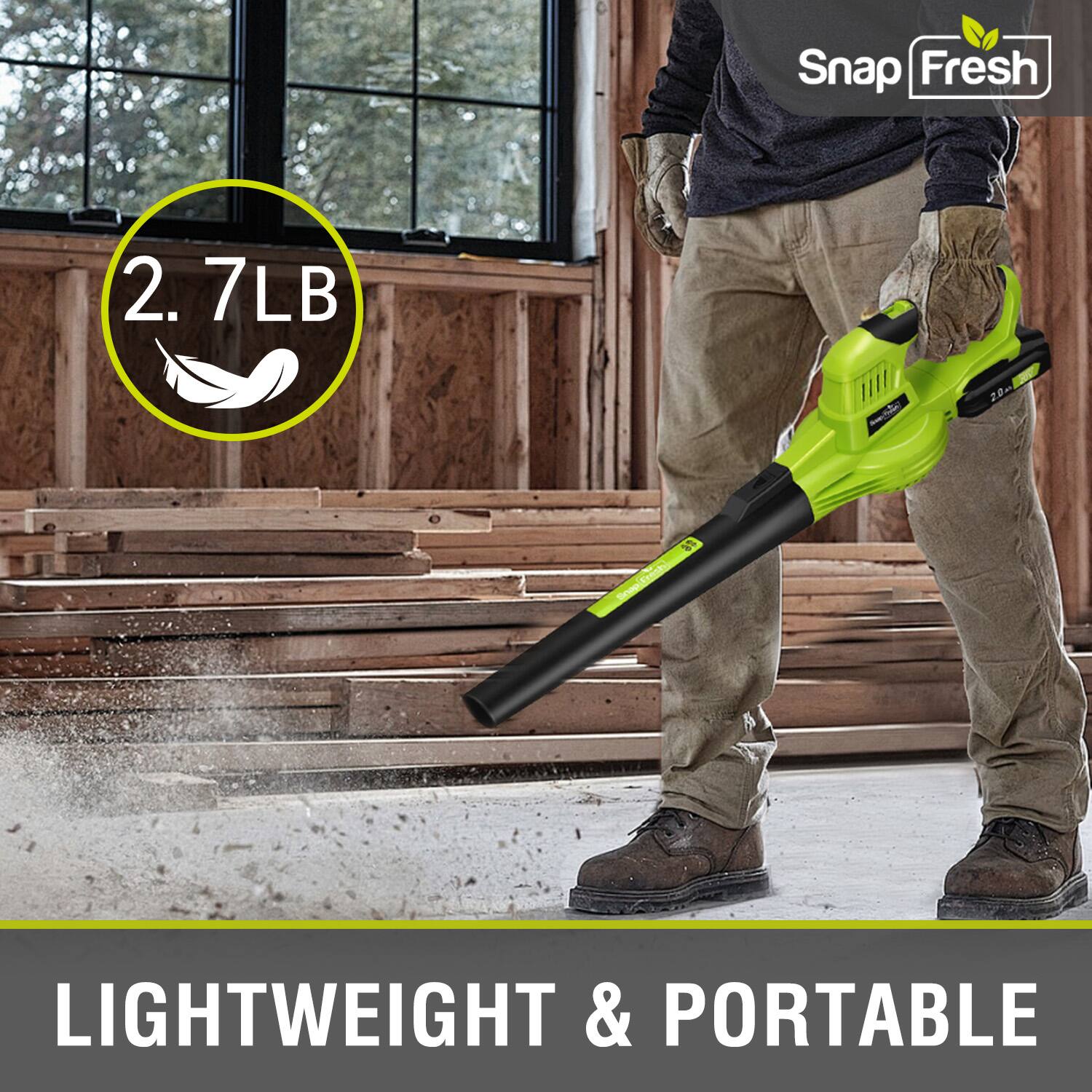 Snap Fresh 2.7LB 2.0m  
LIGHTWEIGHT & PORTABLE