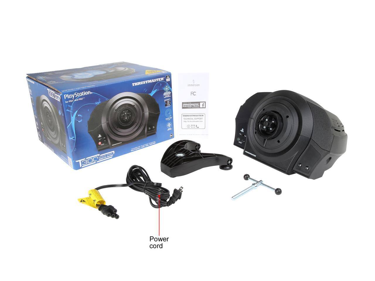 PlayStation ad PgS - D" THRUSTMASTER immersion FC TER .... f TRRUSEMASTER TECHNCAL sumPuRr  T3OQ Power cord