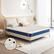Alt View 1. Costway - 80" x 60" Heated Mattress Pad Queen Size Machine Washable Electric Bed Warmer - White.