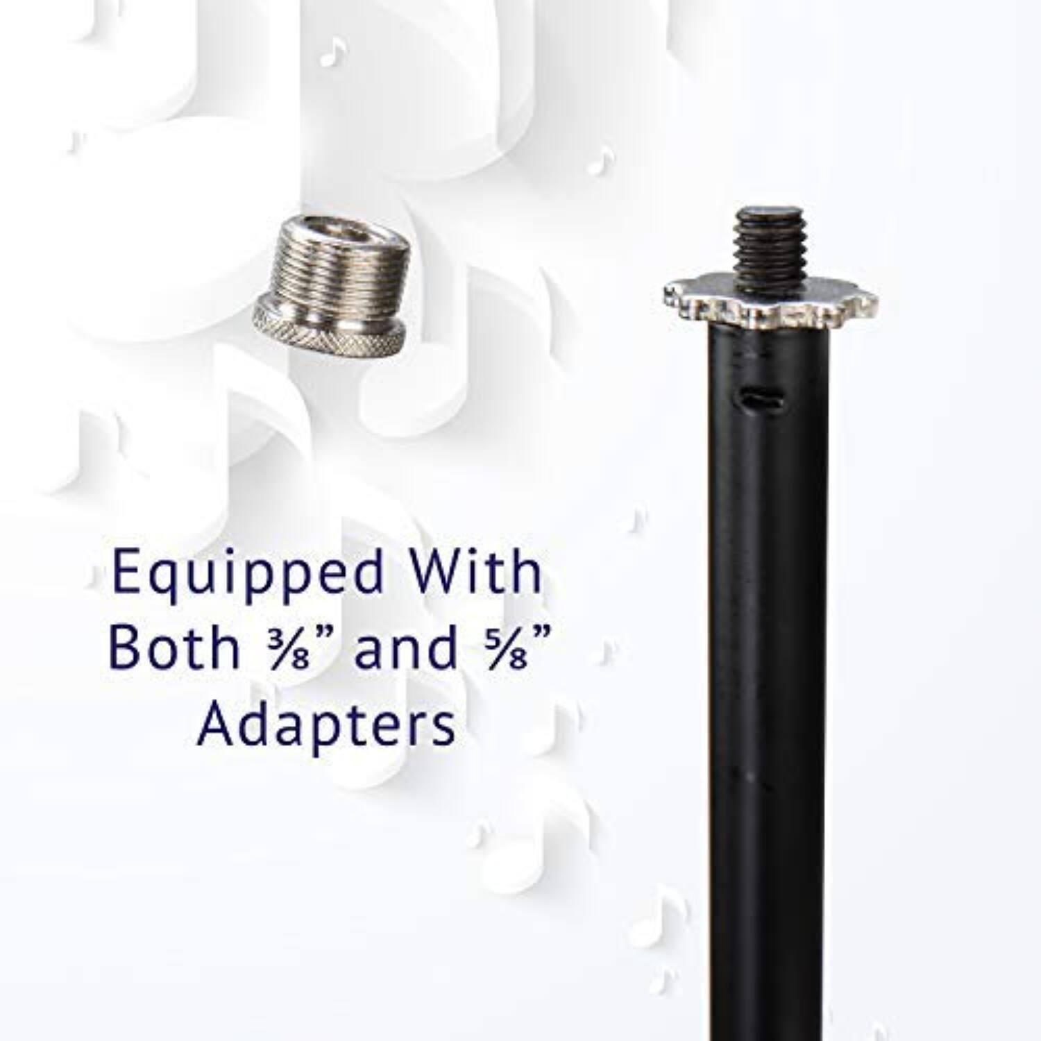 Equipped With Both 3/8" and 5/8" Adapters