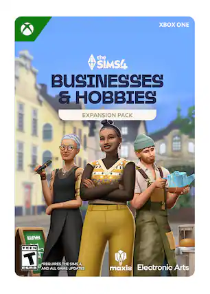 Xbox One The Sims 4 Businesses & Hobbies Expansion Pack. Requires The Sims 4, ESRB and all game updates. Maxis Electronic Arts. - T (Teen 13+)