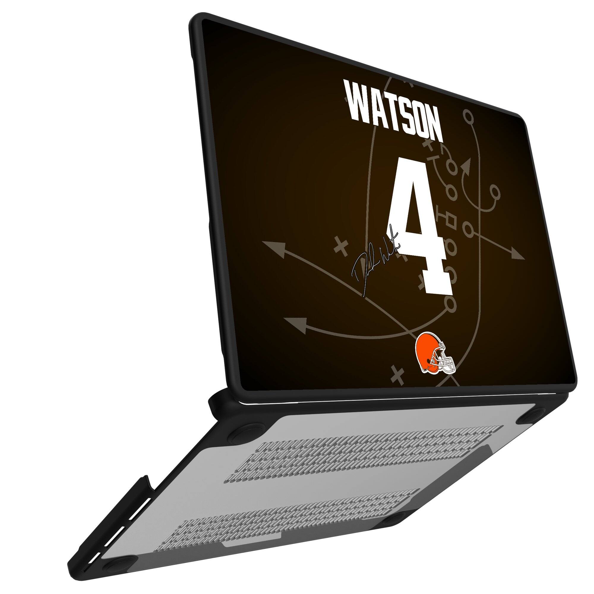 Alt View 1. Keyscaper - Deshaun Watson Cleveland Browns MacBook Case - Air 13 in - Multicolor.