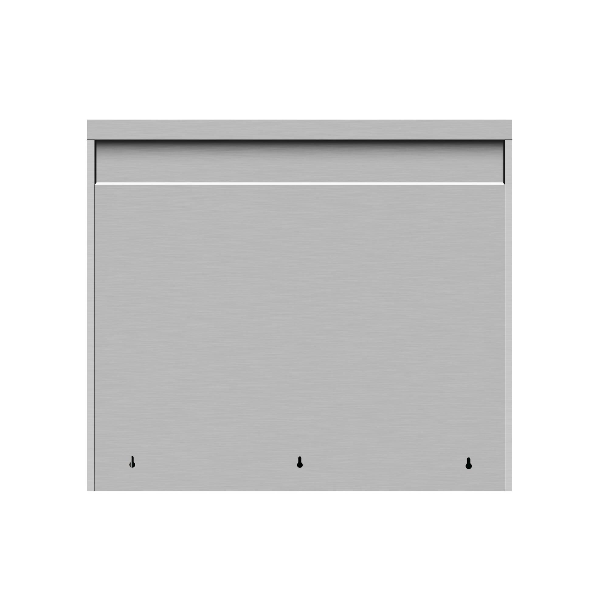 Alt View 9. Koolmore - 36 in. Kitchen Wall Cabinet with Hinged Doors and 2 shelves in Stainless-Steel (KM-WMC-1536-S) - Stainless-Steel.