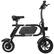 Front. Swagtron - Swagcycle Pro Electric Bike w/ 15-mile Max Operating Range & 18 mph Max Speed - Black.