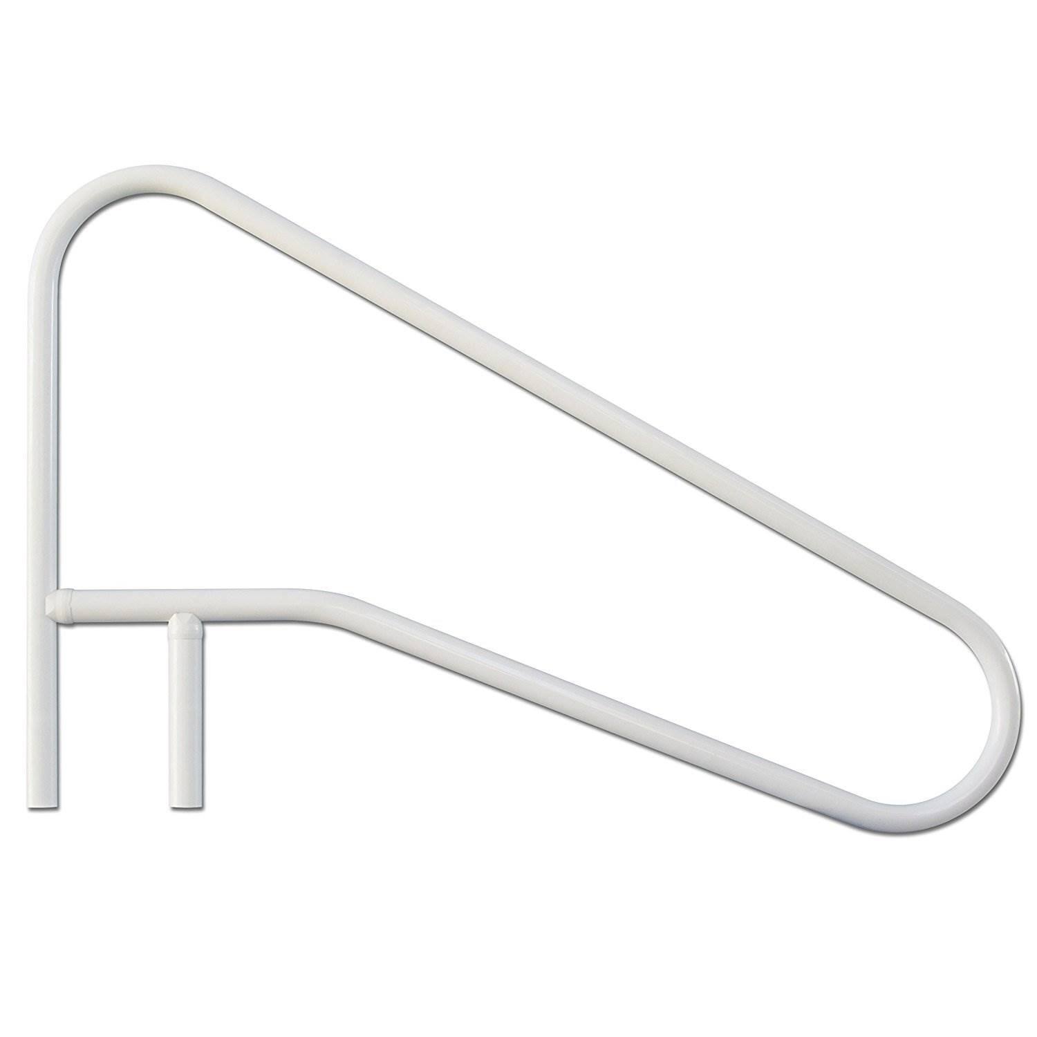 Saftron - 3 Bend Weather Resistant In Water Handrail + Anchor Sockets (2 Pack) - White price history on PriceWatchPro