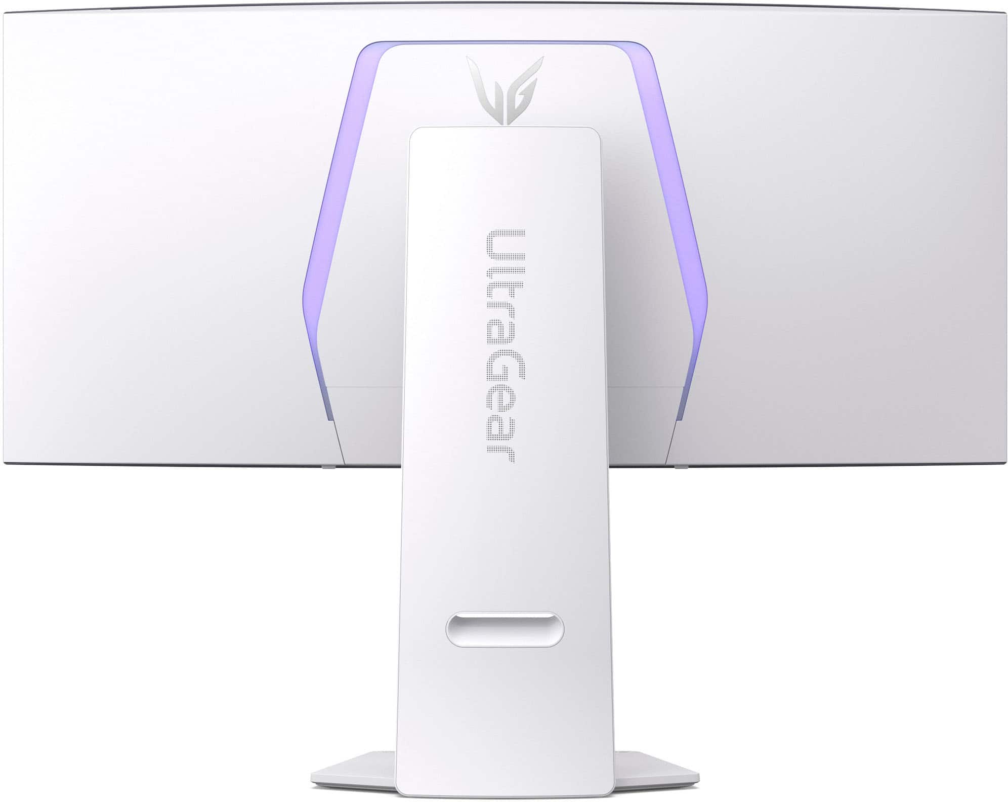 Alt View 8. LG - UltraGear 34" OLED Curved WQHD 240Hz 0.03ms FreeSync and NVIDIA G-SYNC Compatible Gaming Monitor with HDR400 - White.