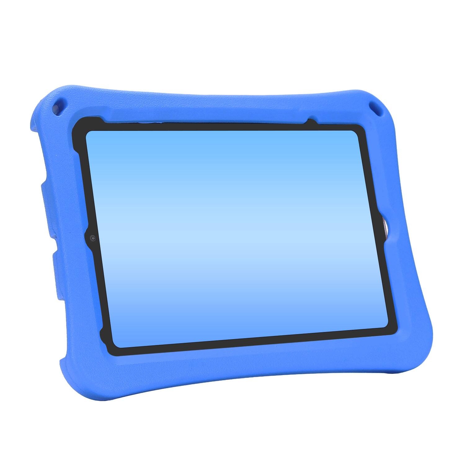 Alt View 2. Dteck - for Apple iPad mini (A17 Pro) 2024/iPad mini 6th Gen 8.3-inch 2021 Rugged Case,Shockproof TPU Cover with Rotating Stand - Blue.