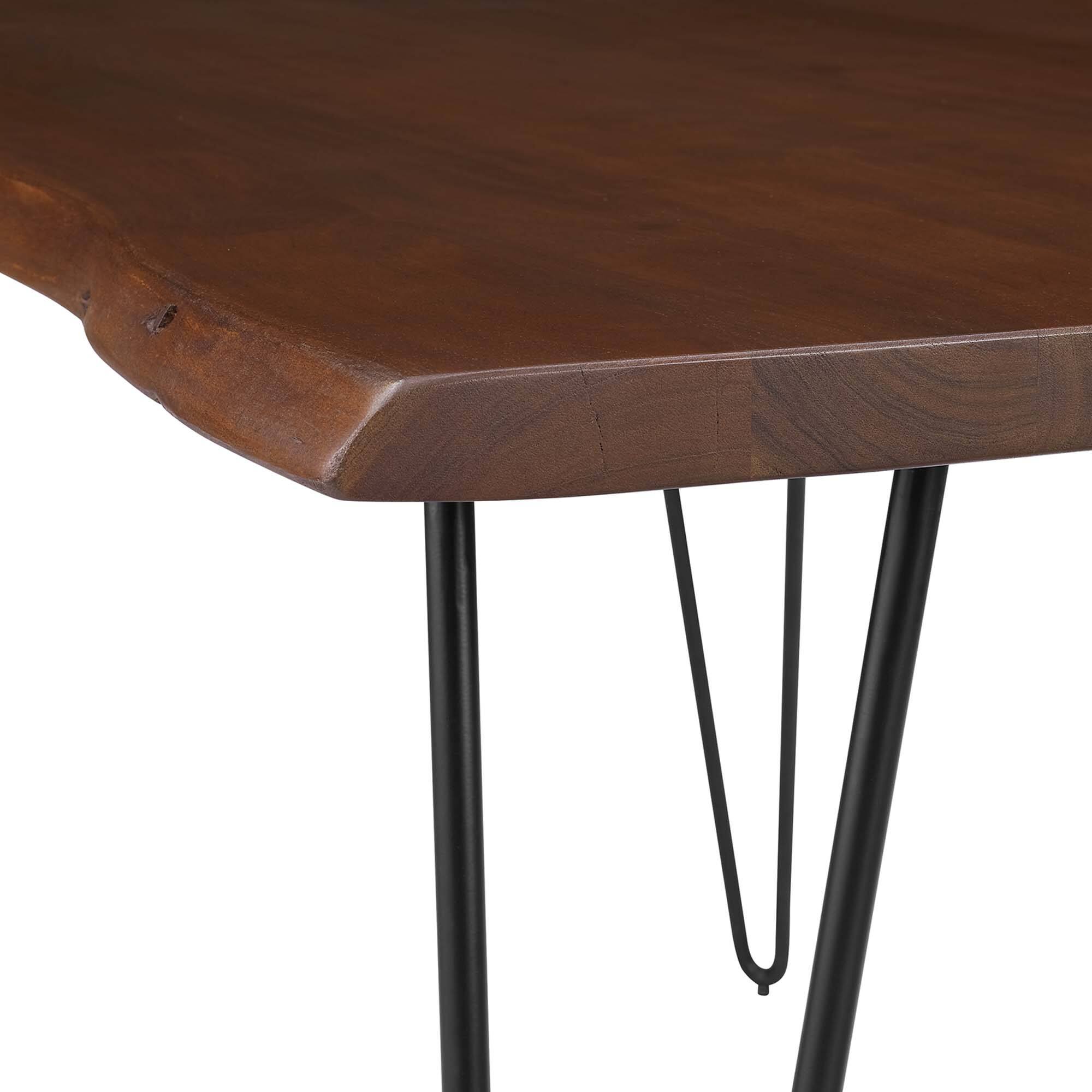 Alt View 6. Modway - Ardor 60" Live Edge Acacia Wood Acacia Wood Dining Table - Brown.