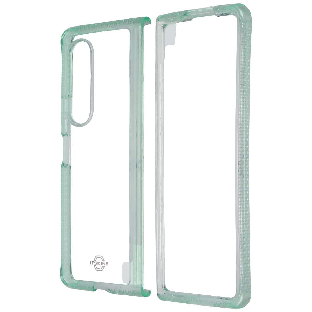 Itskins - Hybrid R // Clear Case for Samsung Galaxy Z Fold3 5G - /Clear - Green