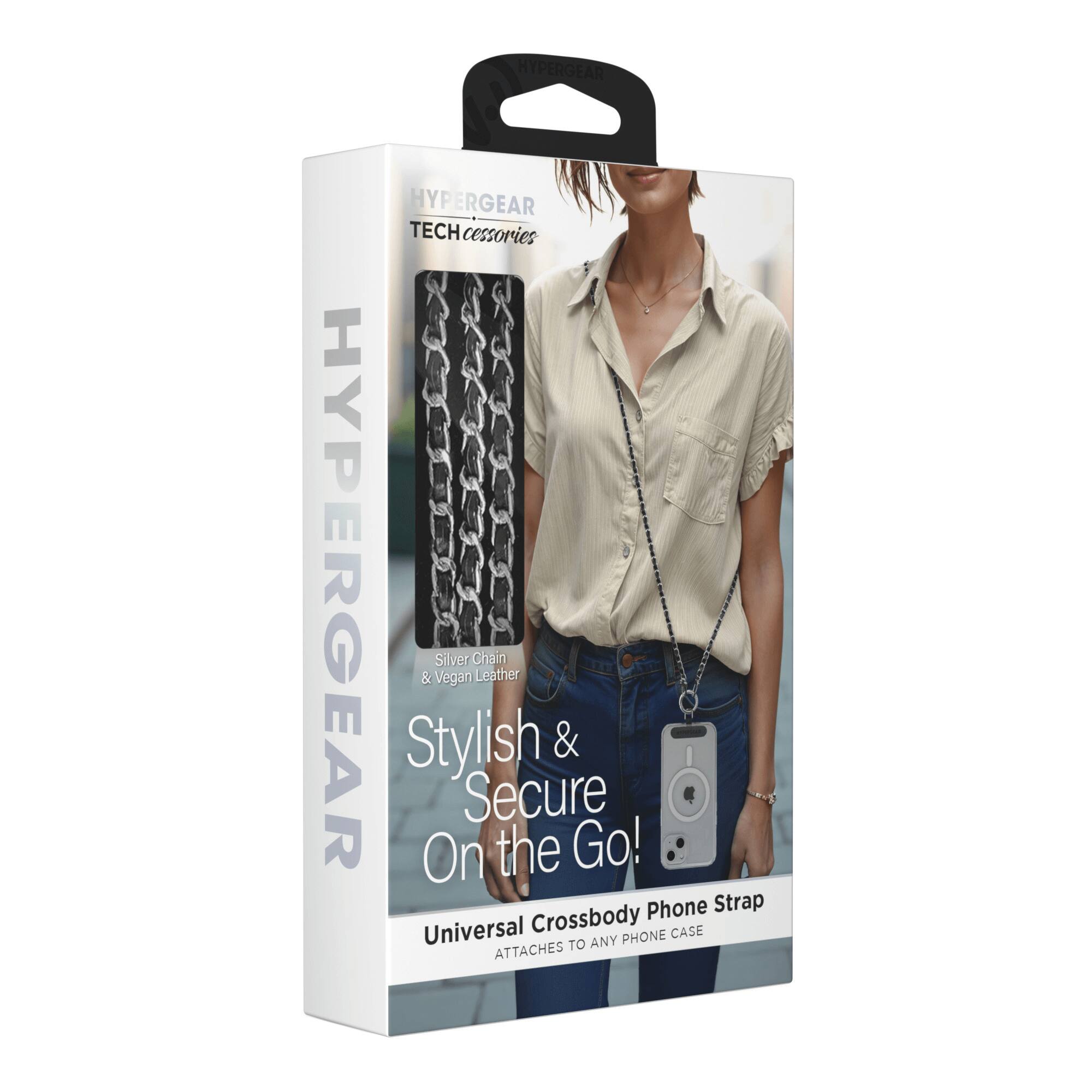 HYPERGEAR TECH accessories

HYPERGEAR

Stylish & Secure On the Go!

Universal Crossbody Phone Strap

ATTACHES TO ANY PHONE CASE