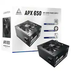 MONTECH APX 650 SERIES POWER SUPPLY
MONTECH Switching Power Supply
80 PLUS WHITE CERTIFIED
5-YEAR WARRANTY
DC TO DC VERSION