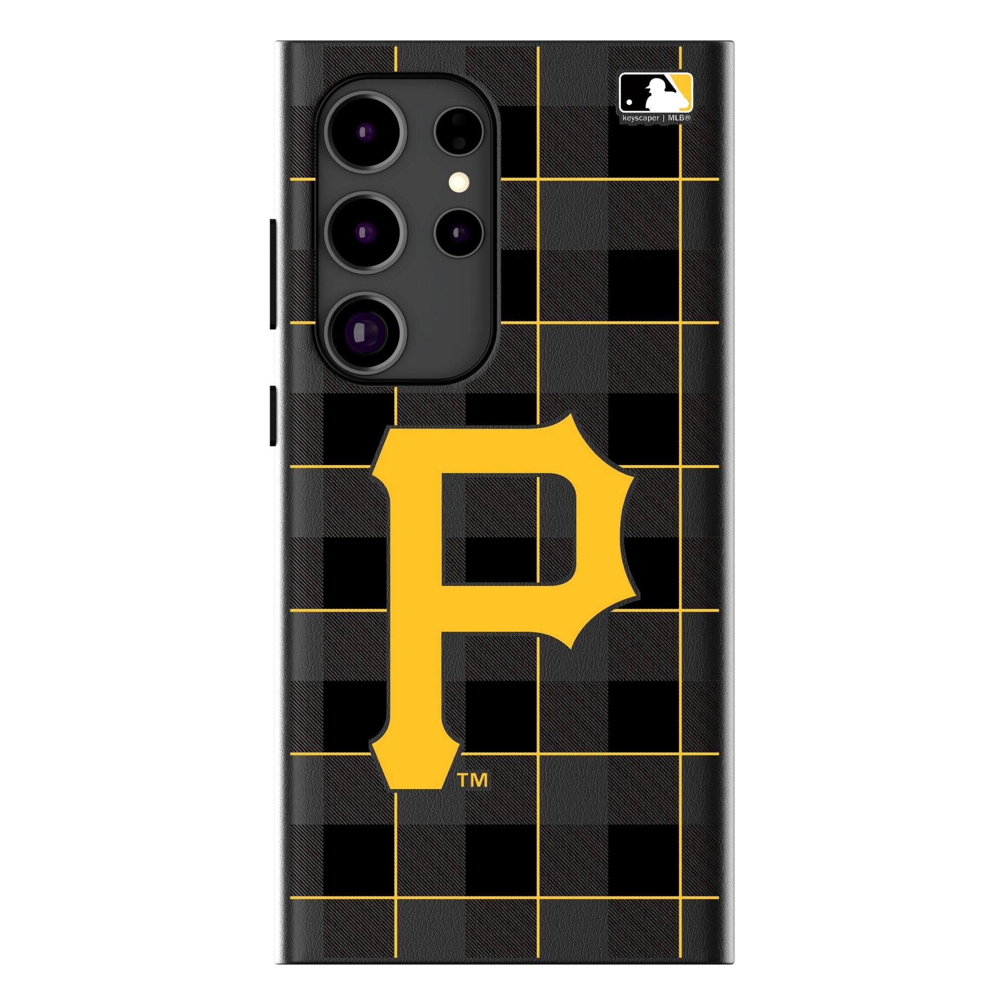 Keyscaper - MLB - Pittsburgh Pirates Plaid Galaxy Magnetic Bump Case - S25 - Black price history on PriceWatchPro