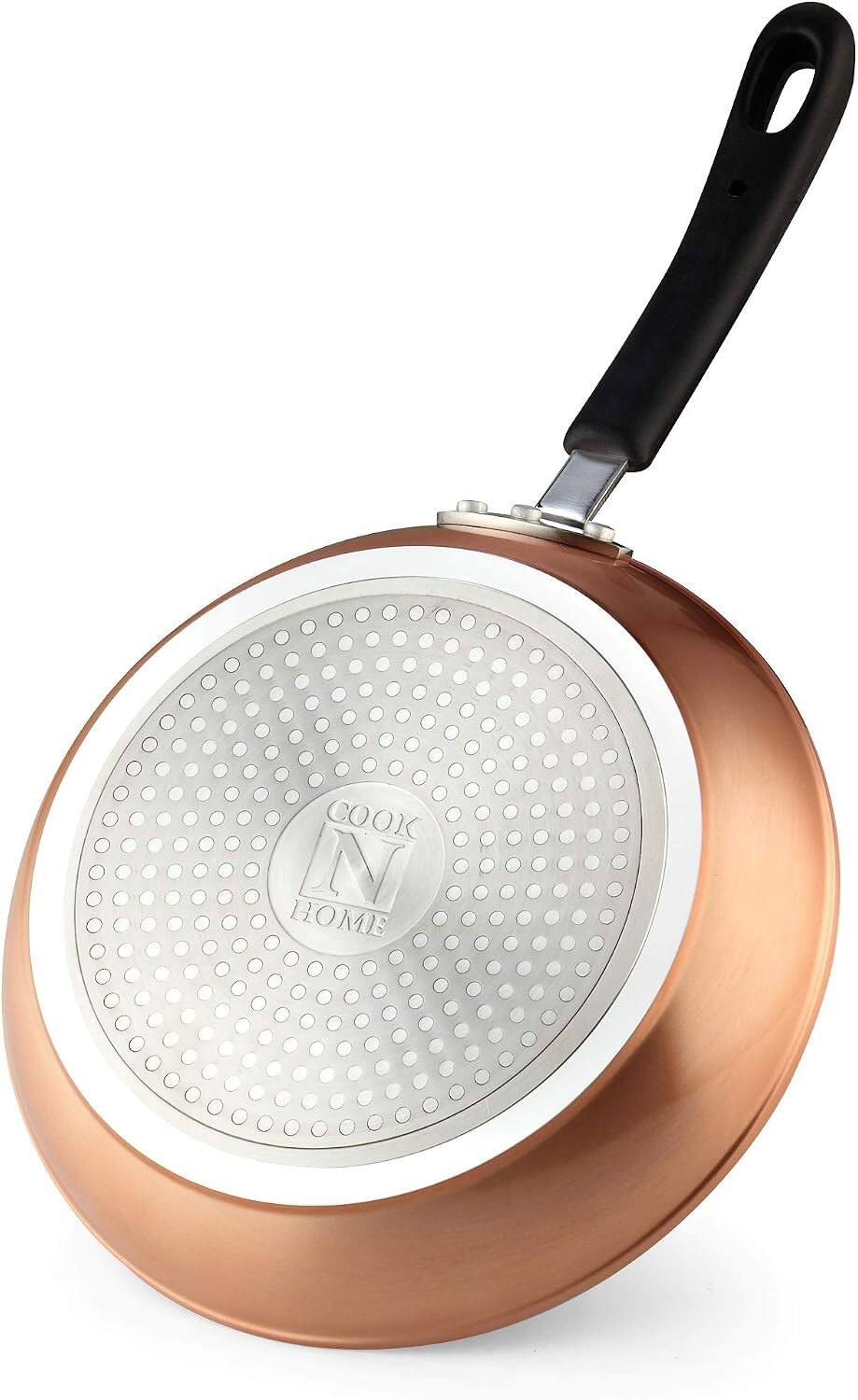 Cook N Home Nonstick Frying Pan Skillet, 8,9.5, 12 Inch, 3 Piece Set ...