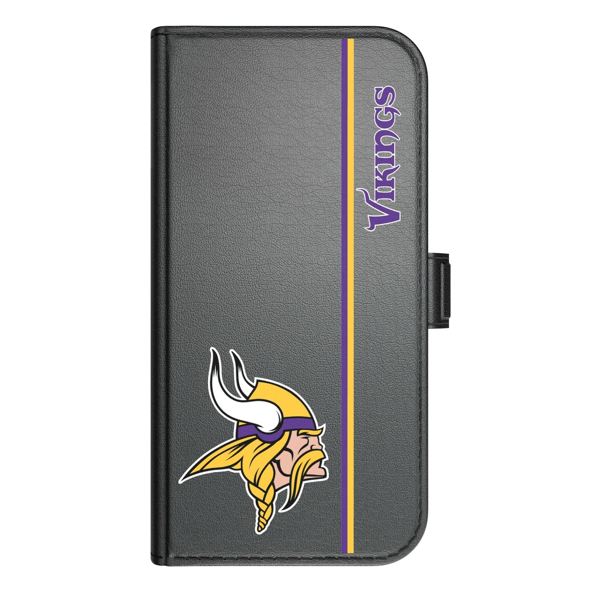 Alt View 2. Keyscaper - Minnesota Vikings iPhone Folio 2.0 Case - 17 - Black.