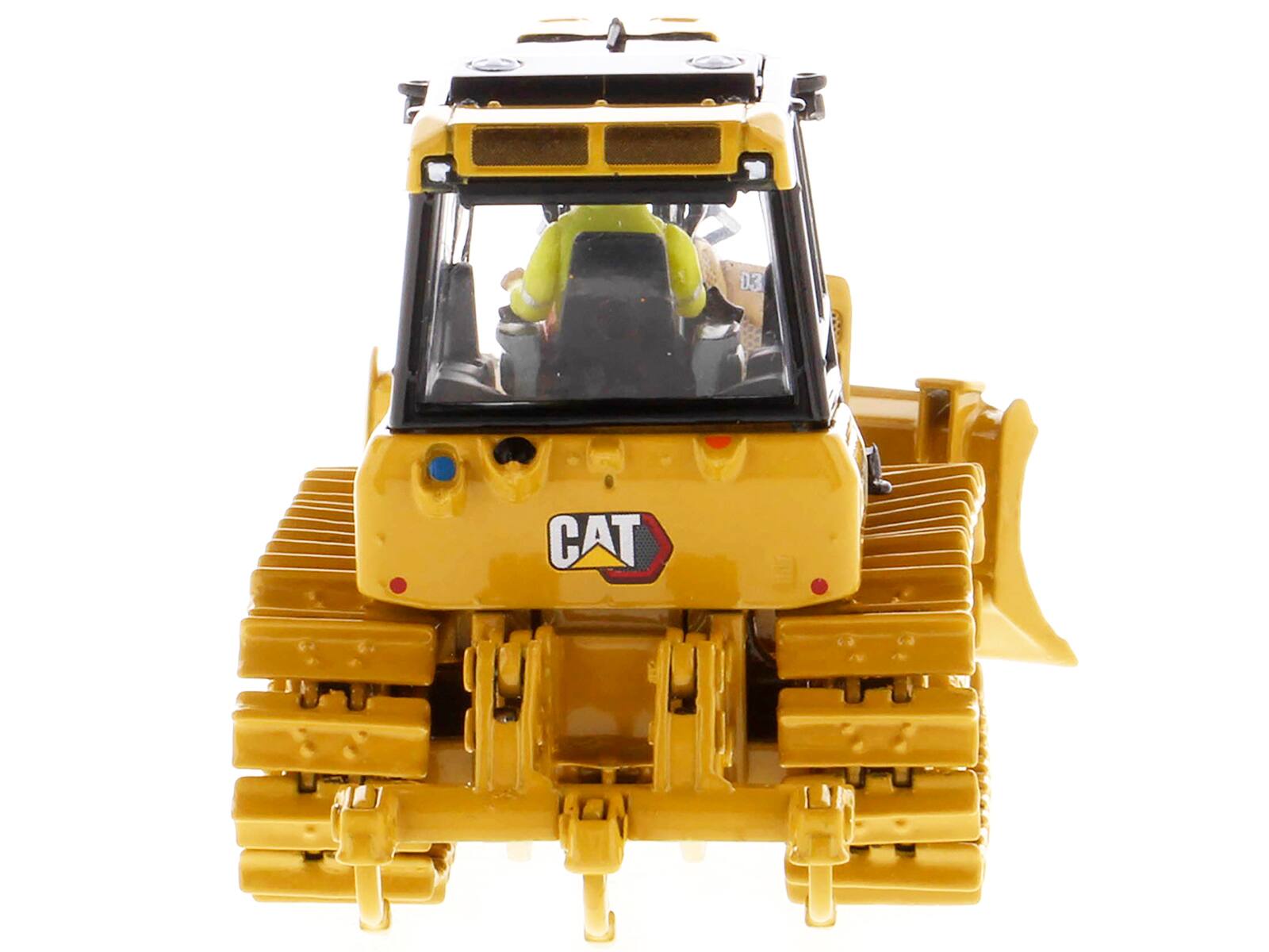 Alt View 1. Diecast Masters - CAT Caterpillar D3 Track Type Dozer with Operator "High Line" Series 1/50 Diecast Model by Diecast Masters - Yellow .