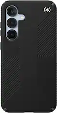 Front. Speck - Presidio2 Grip and Magnet Case for Samsung Galaxy S25+ / S24+ - Black.