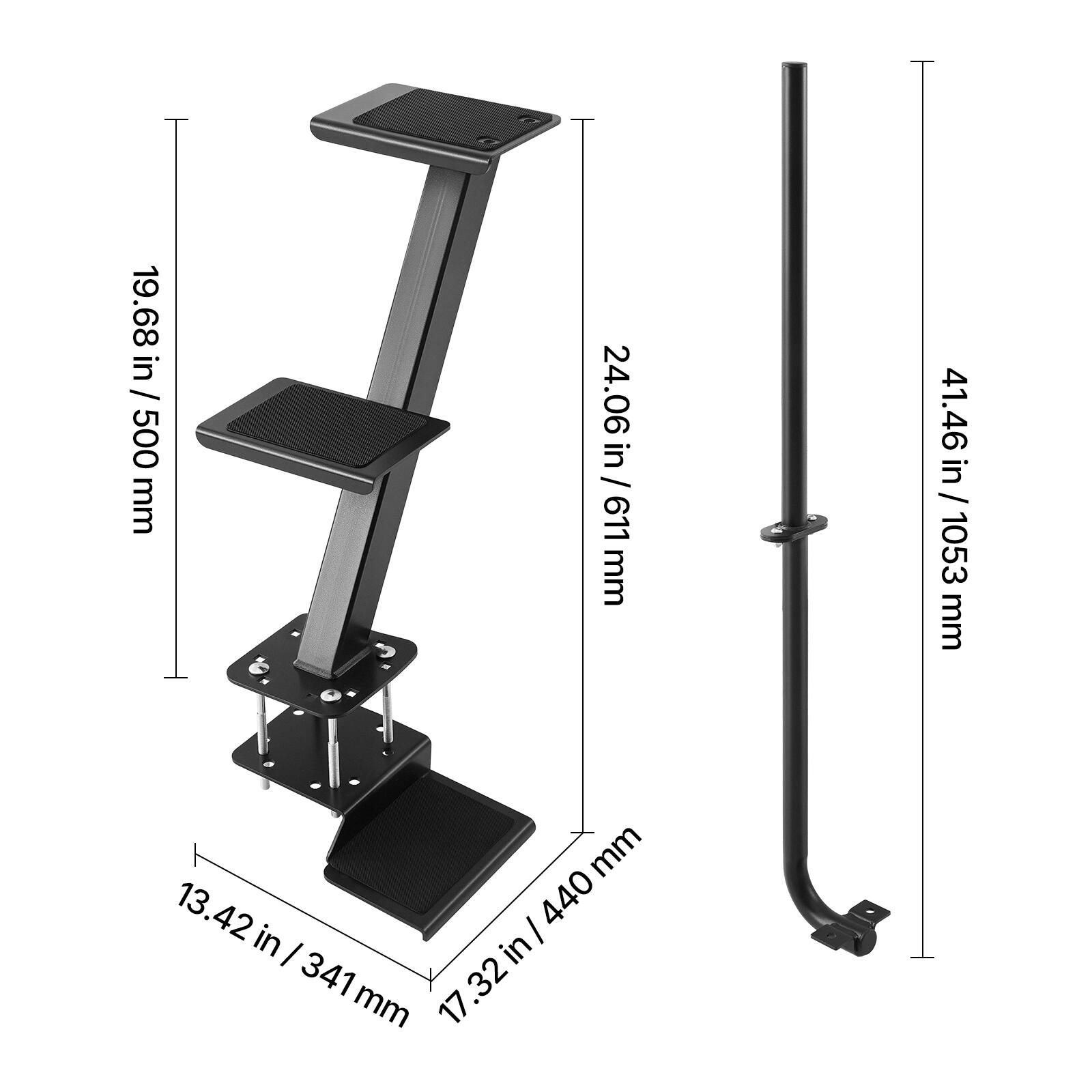 19.68 in / 500 mm  
24.06 in / 611 mm  
41.46 in / 1053 mm  
13.42 in / 341 mm  
17.32 in / 440 mm