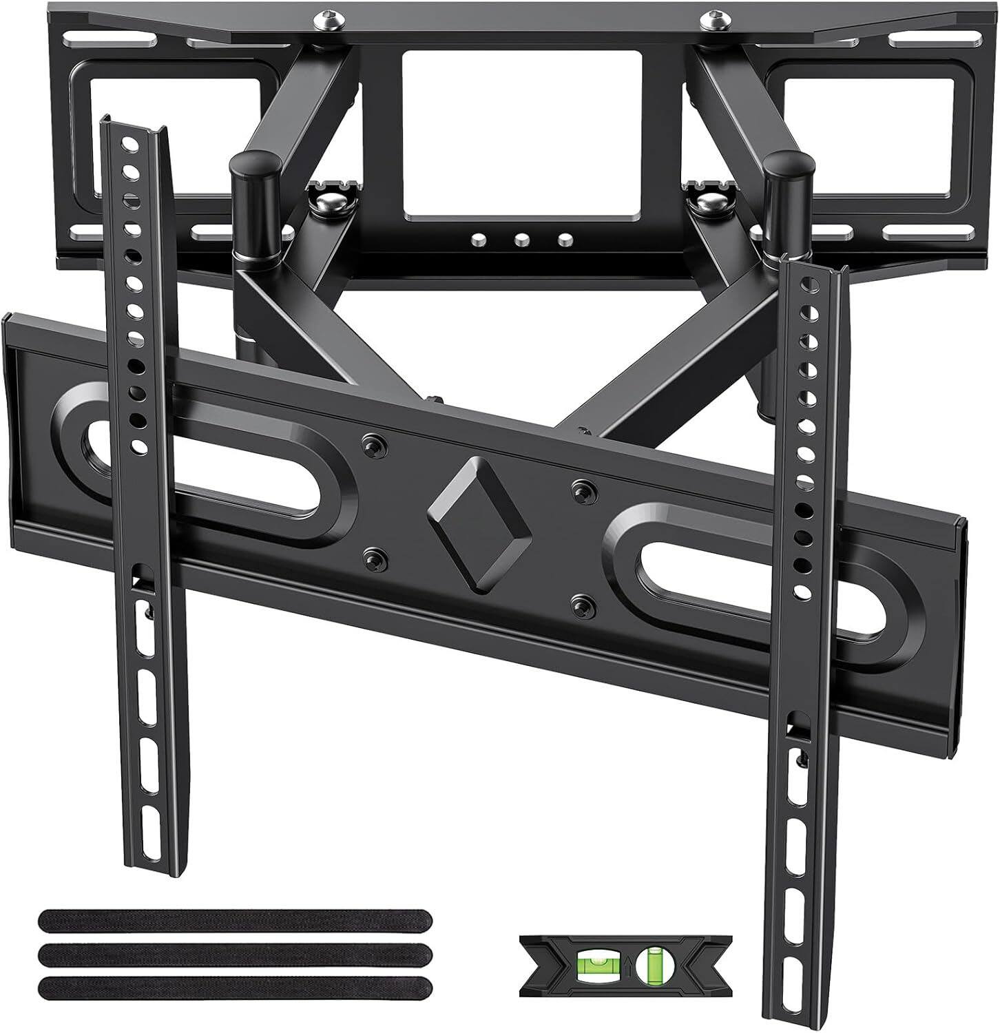 FINEAK - Full Motion TV Wall Mount for 32-70 inch TV Bracket, Max VESA 400x400mm - Black
