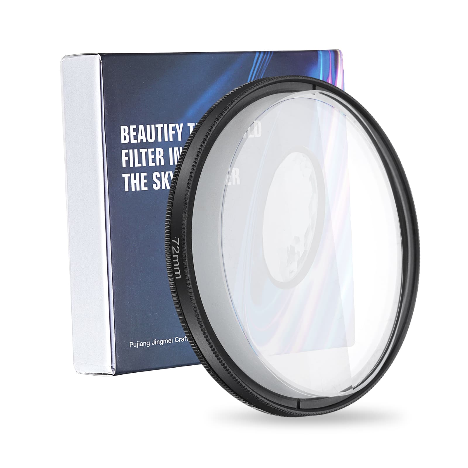 Unique Bargains - 72mm Camera Blur Filter, Ghost Center Field Motion Speed Blur Cinematic Effect Double Sided Prism