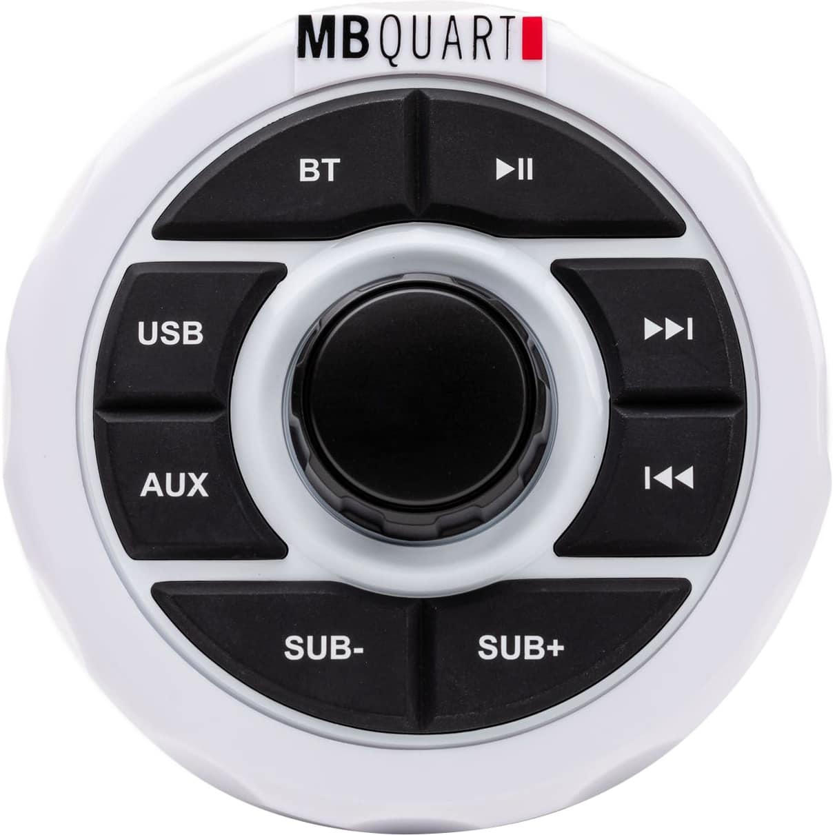 Front. MB Quart - Bluetooth Digital Media Marine Receiver - White.