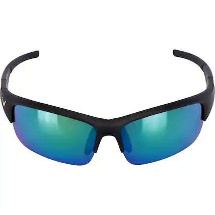 Front. Callaway - Vulcan Polarized Golf Sunglasses C80042 - Matte Black|Graphite.