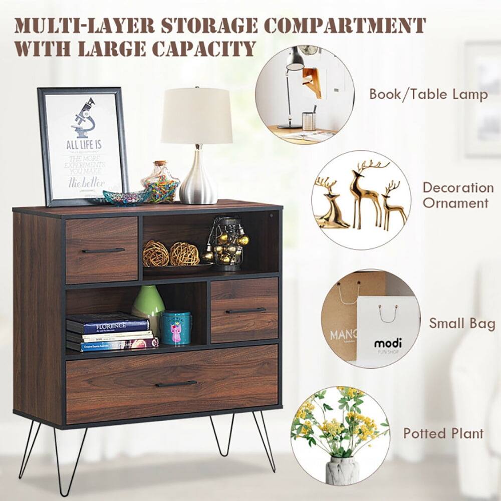 MULTI-LAYER STORAGE COMPARTMENT WITH LARGE CAPACITY

- Book/Table Lamp
- Decoration Ornament
- Small Bag
- Potted Plant

ALL LIFE IS THE MORE EXFERSMENTS YOU MAKE THE BETTER