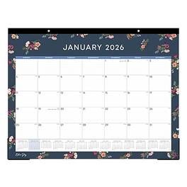 2026 Blue Sky Ashlyn 22" x 17" Monthly Desk Calendar (148618-26) - Multicolor