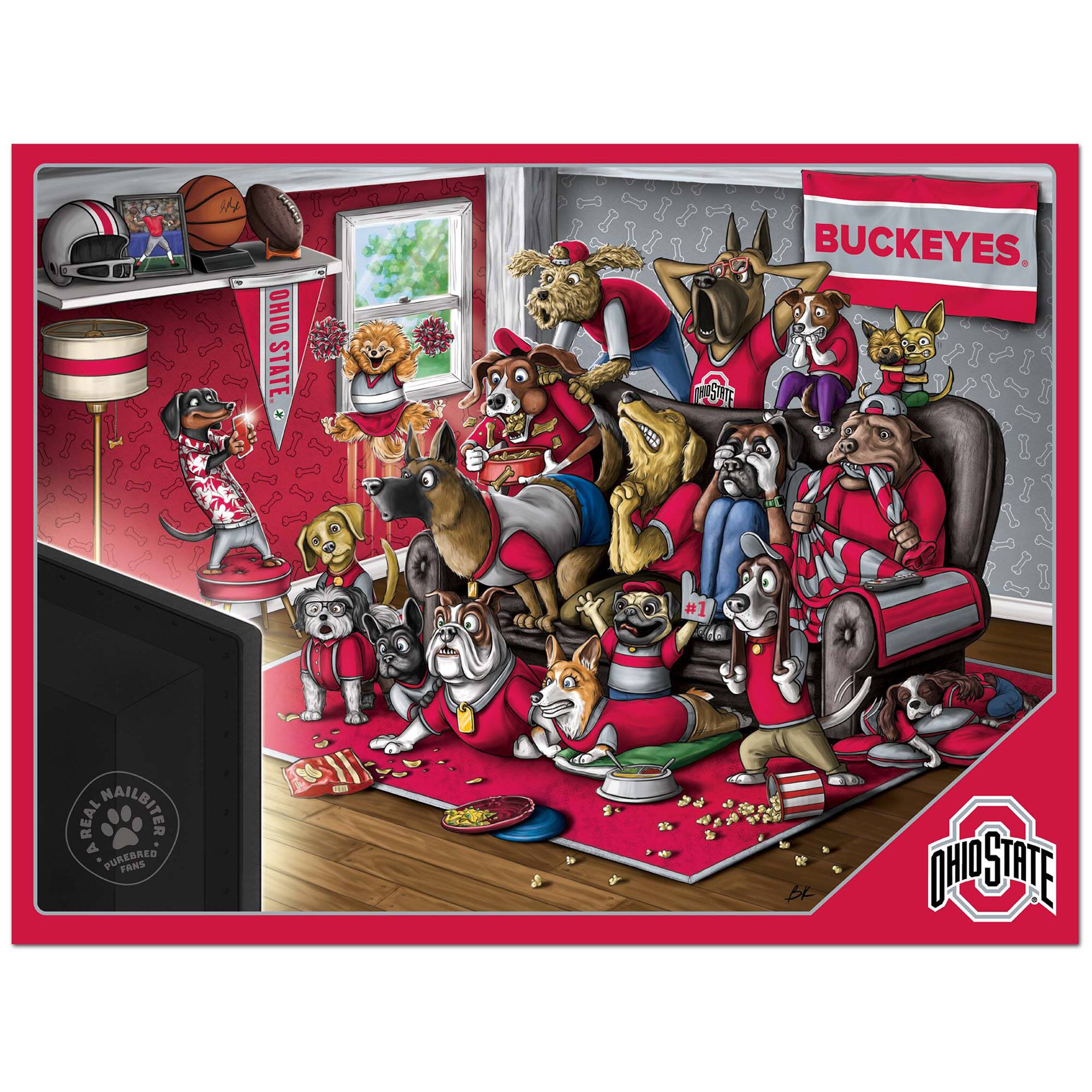 OHIO STATE BUCKEYES. OT #1 S REAL NAILBITER A PUREBRED FANS DROSTE