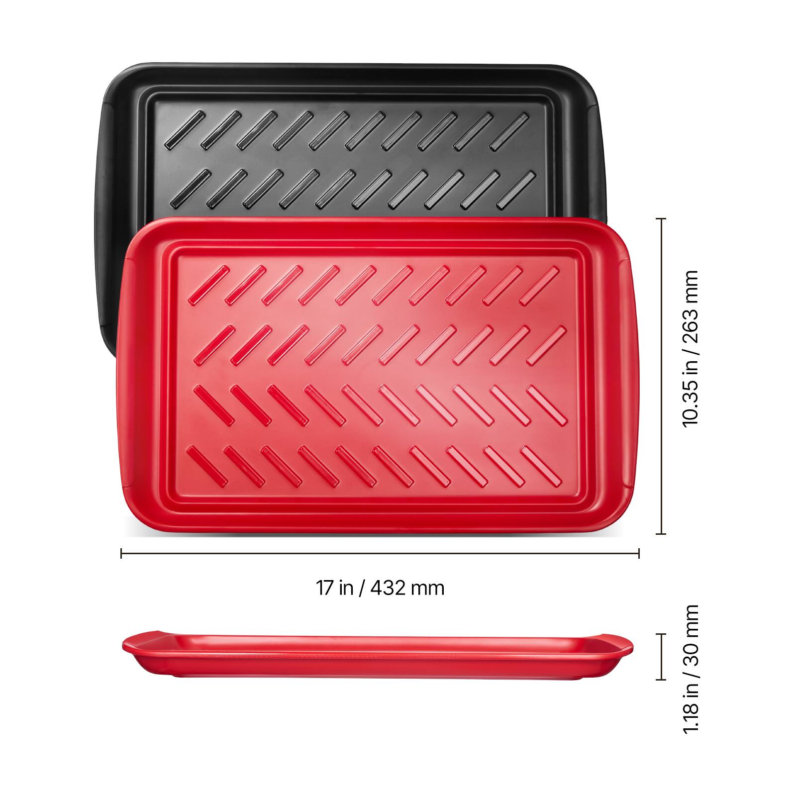 - 10.35 in / 263 mm
- 17 in / 432 mm
- 1.18 in / 30 mm