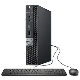 Dell - Refurbished Excellent - Optiplex 7060 Micro Desktop PC, Intel Core i5-8500T up to 3.5Ghz, 16GB DDR4 RAM, 256GB NVME SSD, Win11 Pro - Black