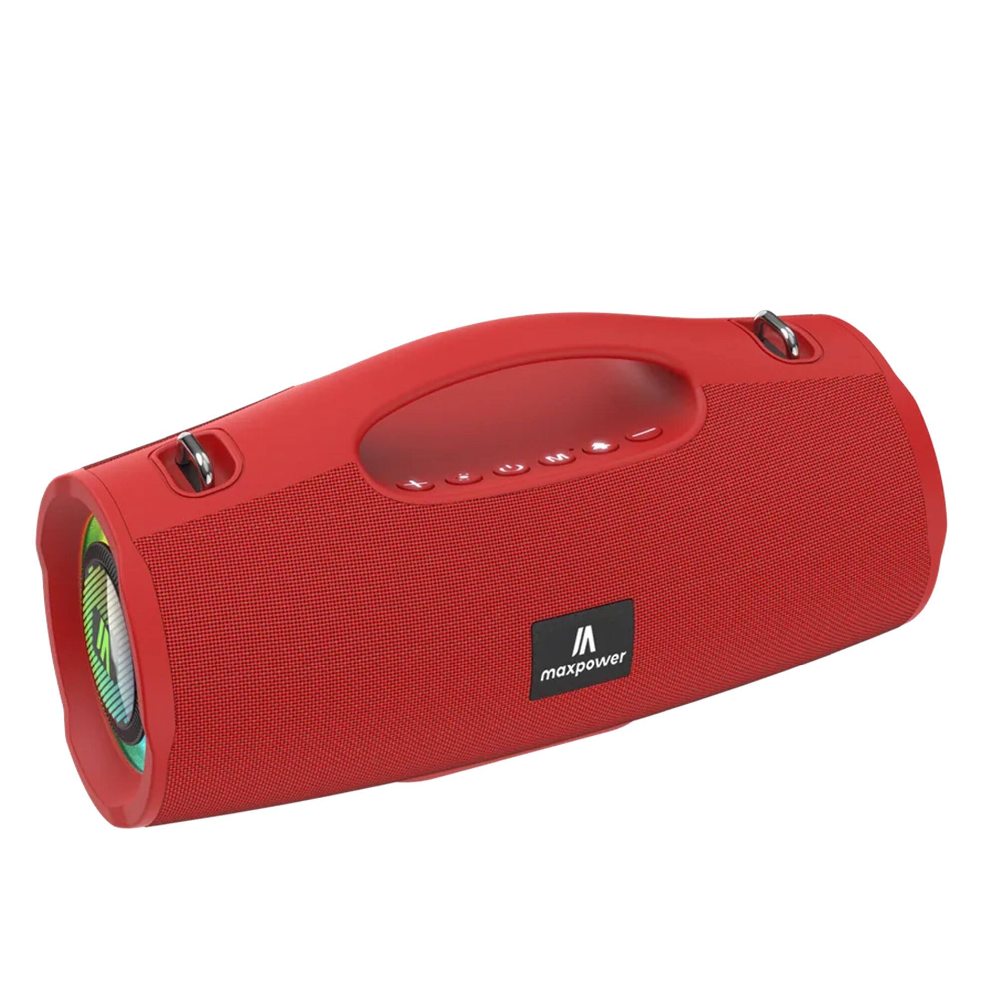 Alt View 6. Max Power - Max Power MPD437 Ultra Pro M2 Portable and Rechargeable Bluetooth Speaker, Red.