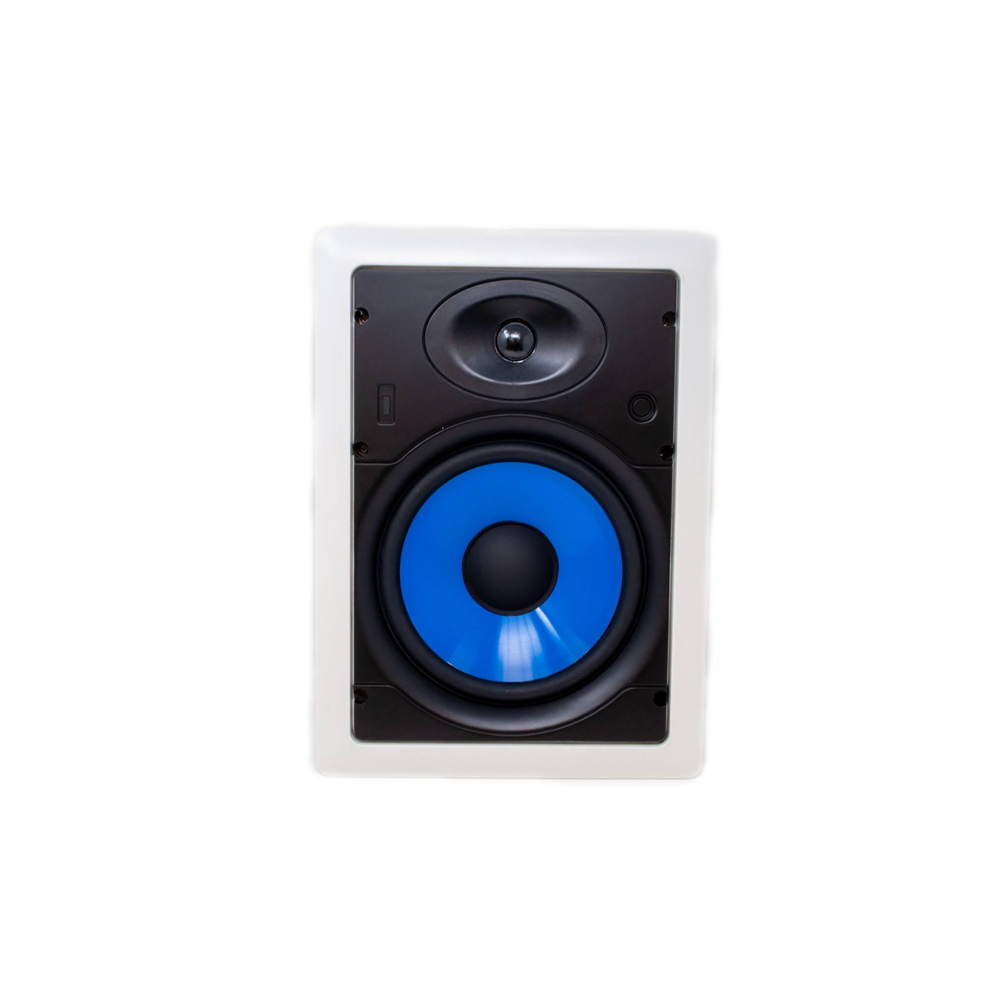 Alt View 1. Legrand - Legrand HT5801 5000 Series 8" Rectangle In-Wall Speaker (Sold Individually) - Black/Gray.