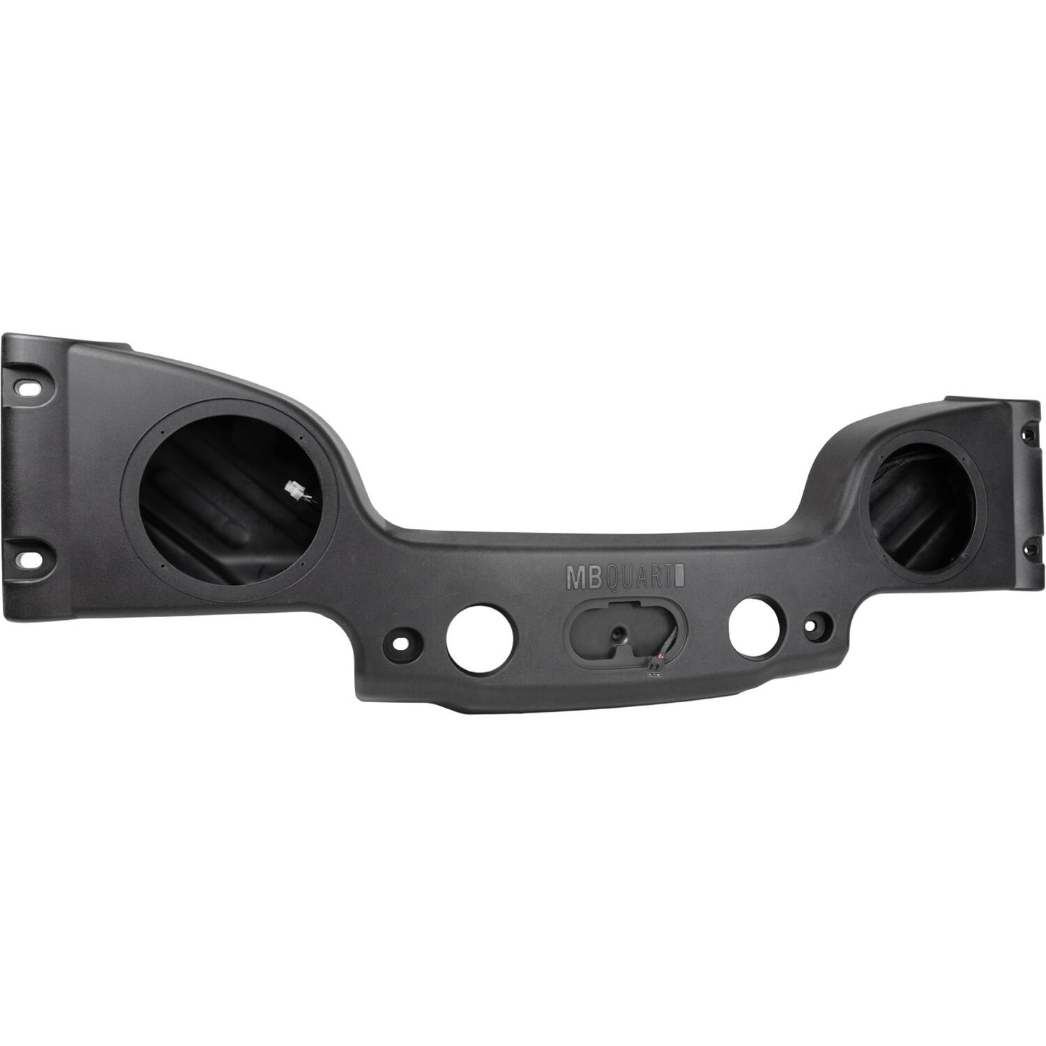 Angle. MB Quart - Tuned 8" Dual Speaker Enclosure for Jeep Wrangler JK - Black.